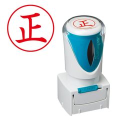 シャチハタ ビジネス用 キャップレスE型 赤 「正」 丸付き