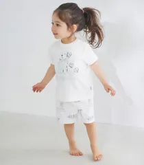 50…03ヵ月【BABY】ラッコ柄ショートパンツ＆Tシャツ セットアップ