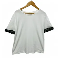 ザラ　Tシャツ　Lサイズ　白×黒　ホワイト　無地