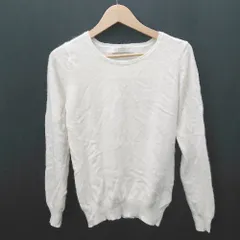 ◇ ⊇ BEAUTY&YOUTH ビューティアンドユース アンゴラ使用 長袖 ニット セーター 表記なし ホワイト系 レディース E  【1501160044167】