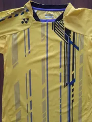 YONEX　ゲームシャツ　シャインイエロー　L ジュニア ゲームシャツ（ライトイエロー・サイズ：J130