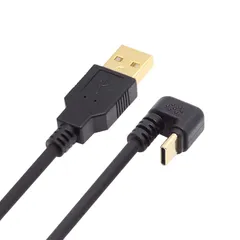 NFHK USB2.0 Type-A - Type C USB-C オス-オス 電源データケーブル 5Gbps USB-C 反対 U字型バックアングル 1