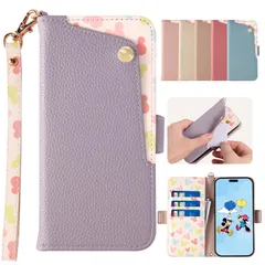 【在庫処分】衝撃吸収，パープル 横置きスタンド機能 携帯ケース galaxya25 手帳型ケース A25 A25 Galaxy Galaxy カード収納 全面保護 贈り物 可愛い ぎやらくしーa25ケース galaxya25スマホケース かわいいプリント柄 S