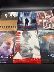 映画 チラシ クリストファー・ノーラン フライヤー 6枚 ダークナイト インセプション MEMENTO インソムニア FOLLOWING　CHRISTOPHER NOLAN