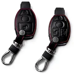 メルセデス ベンツ 牛本革 レザー スマートキーケース キーカバー キーホルダー CLA CLS GLA GLC Aクラス Bクラス Cクラス Vクラス Eクラス Gクラス Sクラス アクセサリー W176 W246 W204 S204 C204 W205