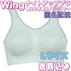 ウイング ナイトアップブラ ブルーグリーン Lサイズ