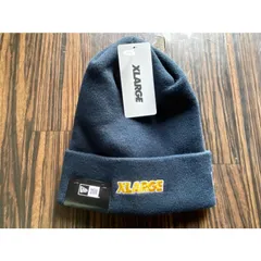 XLARGE×NEWERA STANDARD LOGO CUFF BEANIE NAVY ¥5500+送料¥550