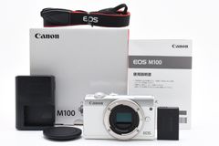 [極上品] Canon キヤノン EOS M100 ホワイト #2492773A