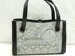 平和屋着物●和装小物　和装バッグ　ハンドバッグ　唐草花文　逸品　CAAL2103ju