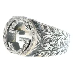 GUCCI (グッチ) インターロッキングG アラベスク リング Ag925 SV シルバー 指輪