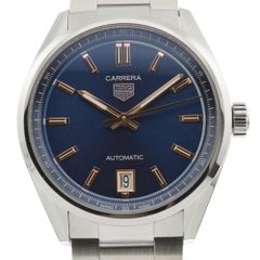 値下 タグホイヤー TAG HEUER WBN2311 カレラ デイト 自動巻き ユニセックス 良品 箱・保証書付き K#137171