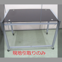 移動テーブル（キャスター付）（R7-12ｇ 配送不可、現地引取のみ、リユース品）