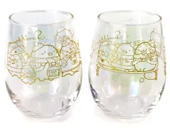 【中古】グラス ゴールド きらきらな夜 ペアオーロラグラス 「すみっコぐらし」