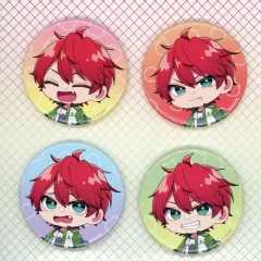 【中古】バッジ・ピンズ じゃぱぱ(カラフルピーチ) 缶バッジセット(4種セット) 「からぴちコレクションvol.2」