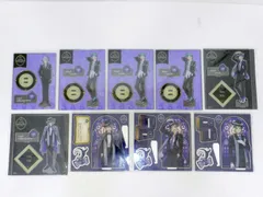 ■【ほぼ未開封】ツイステッドワンダーランド オクタヴィネル寮 アクリルスタンド＆アクセサリースタンド まとめ売り フロイド/アズール/ジェイド 制服 寮服 ディズニー (057)