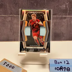 2020-2021 Panini Obsidian  Kevin De Bruyne 46/50 BELGIUM NATIONAL TEAM Cutting Edge Dual ジャージ カード