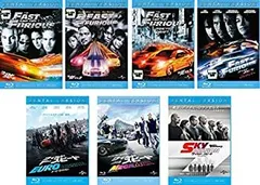 【中古】ワイルド スピード 1、X2、X3 TOKYO DRIFT、MAX、MEGA MAX、EURO MISSION、SKY MISSION ブルーレイディスク [レンタル落ち] 全7巻セット [マーケ