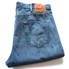 メキシコ製 Levi'sリーバイス 501 CT USED加工 デニムパンツ W38 L32★SDP3677 ジーンズ テーパード ヒゲ オーバーサイズ ビッグサイズ