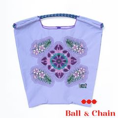【正規品】 ボールアンドチェーン (ハワイアンキルト /ラベンダー) Mサイズ  トートバッグ
