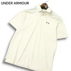 UNDER ARMOUR アンダーアーマー 春夏 LOOSE heatgear ロゴ★ 半袖 ポロシャツ Sz.MD メンズ ゴルフ