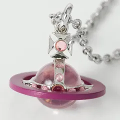 ヴィヴィアンウエストウッド ガンメタルスモールオーブ パープル ネックレス Vivienne Westwood（ネックレス ・ パープル/紫色系）のフリマ