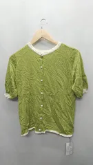 ◇ ◎●未使用● ⊂ Φ BONLECILL ボンルシール 半袖 シャツ サイズF グリーン系 レディース E  【1410100050703】