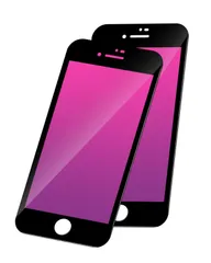 【在庫処分】耐衝撃 気泡ない 硬度9H 覗き見防止フィルム グラデーション iPhone8 紫 iPhoneSE第3世代 覗き見防止 保護フィルム のぞき見防止 ガラスフィルム アイフォンSE SE/SE2/SE3/8 ガラス iPhone フィルム 2枚 (