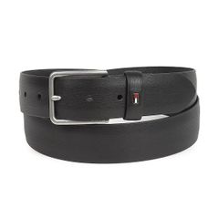メンズベルト トミーヒルフィガーTOMMY HILFIGER  35mm カジュアル レザーベルト ブラック USA直輸入モデル 11TL01X049 送料無料