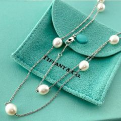 ティファニー 6.8mm フレッシュウォーターパール ネックレス SX10e 
