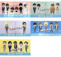 【中古】タオル・手ぬぐい 全5種セット マルチクロス 「セガ ラッキーくじオンライン 名探偵コナン みんなといっしょ-けいさつへん-」 B賞