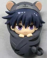 【中古】トレーディングフィギュア おくるみマスコット 伏黒恵 「呪術廻戦 ぷにとっぷ おくるみたいがーあそーと」