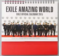 【中古】カレンダー EXILE 2015年度卓上カレンダー
