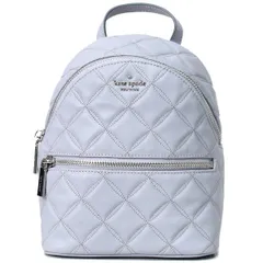 ケイトスペード バッグ katespade スムースレザー ナタリア キルティング ミニ コンバーチブル 3WAY 斜めがけ ショルダー ハンドバッグ リュックサック バックパック ブラッシュドスチール WKRU7075