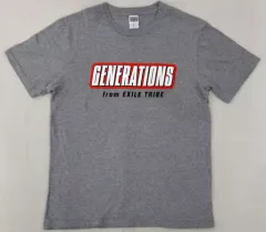 【中古】Tシャツ(男性アイドル) GENERATIONS Tシャツ グレー Mサイズ 「GENERATIONS LIVE TOUR 2016 “SPEEDSTER”」 会場限定