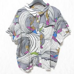 美品 ULLA JOHNSON  ウラジョンソン ボーダー柄 タートルネック 長袖 ラメニット カットソー セーター 小さいサイズ P マルチカラー レディース 古着 中古 ULLA JOHNSON - 美品 ULLA JOHNSON ウラジョンソン ボーダー柄