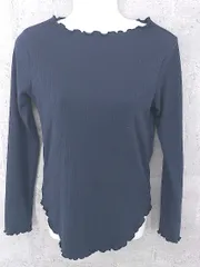 ◇ URBAN RESEARCH アーバンリサーチ リブ 長袖 ニット セーター F ネイビー *  【1002799934299】