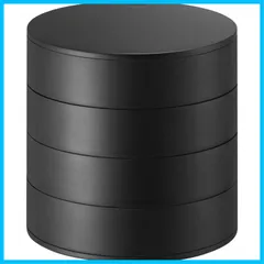 【速発送】山崎実業 mk クセサリートレー 4段 ブラック 約10×10×10cm タワー 蓋付き クセサリーケース クセサリー収納 4069