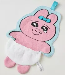 【中古】雑貨 おぱんちゅうさぎ ループ付ダイカットタオル 「おぱんちゅうさぎ」