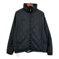 Columbia コロンビア キルティングジャケット アウトドア ブラック(メンズ XLT)中古 古着 U3070