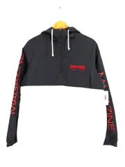 スラッシャー THRASHER フーデッドハーフジップパーカー メンズ  表記のサムネイル