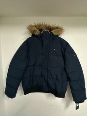 【新品未使用】  Tommy Hilfiger 159AP863 トミー ダウンジャケット メンズ 中綿 ジャケット  Jacket Navy XL