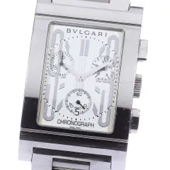 ☆訳あり【BVLGARI】ブルガリ レッタンゴロ クロノグラフ RTC49S クォーツ メンズ 腕時計_720189
