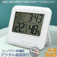 84) 訳あり品 セイコー 電波掛時計 カレンダー・温湿度計付