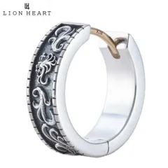 【新品】ライオンハート LION HEART  HOWL タテガミアラベスク クラッチピアス（片耳）シルバー925製 ポスト部：K18ゴールド 1EA238A0SV【国内正規品】