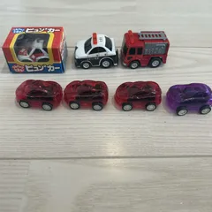 ミニカー　7台セット　はたらくくるま　ビュンビュンカー　プルバックカー
