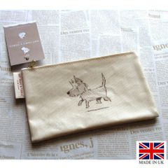 ポーチ　化粧ポーチ　小物入れ　トラベルポーチ アメニティポーチ　旅行 Hot Paws ＆ Trogg (Paw-1) Made in UK イギリス直輸入