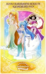 【中古】雑貨 アクア＆めぐみん＆ダクネス アクスタB.I.G. ラスト賞ver. 「この素晴らしい世界に祝福を! あたり付缶バッジコレクション」 ラスト賞