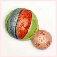 （５Ｐセット）美濃焼　福箸置　まり　※陶器,ユニーク,高級感,高品質,日本製,レトロモダン,かわいい,可愛い,おしゃれ,お祝い事,新春,お正月,宴会,新年会,招福,手描き,和柄,おもてなし,御膳,箸置き　◎2セット目以上大幅値引き対象商品♪