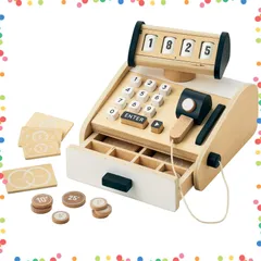 【在庫セール】完成品 セット お店屋さんごっこ レジスター 木製 おままごと Torteシリーズ スマート・アイ(smart-i) (レジスター)