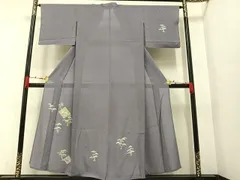 3844美品　ハイクラス　染めて魅せる　正絹絽縮緬　色無地　訪問着　付下げ 3844美品 ハイクラス 染めて魅せる 正絹絽縮緬 色無地 訪問着 付